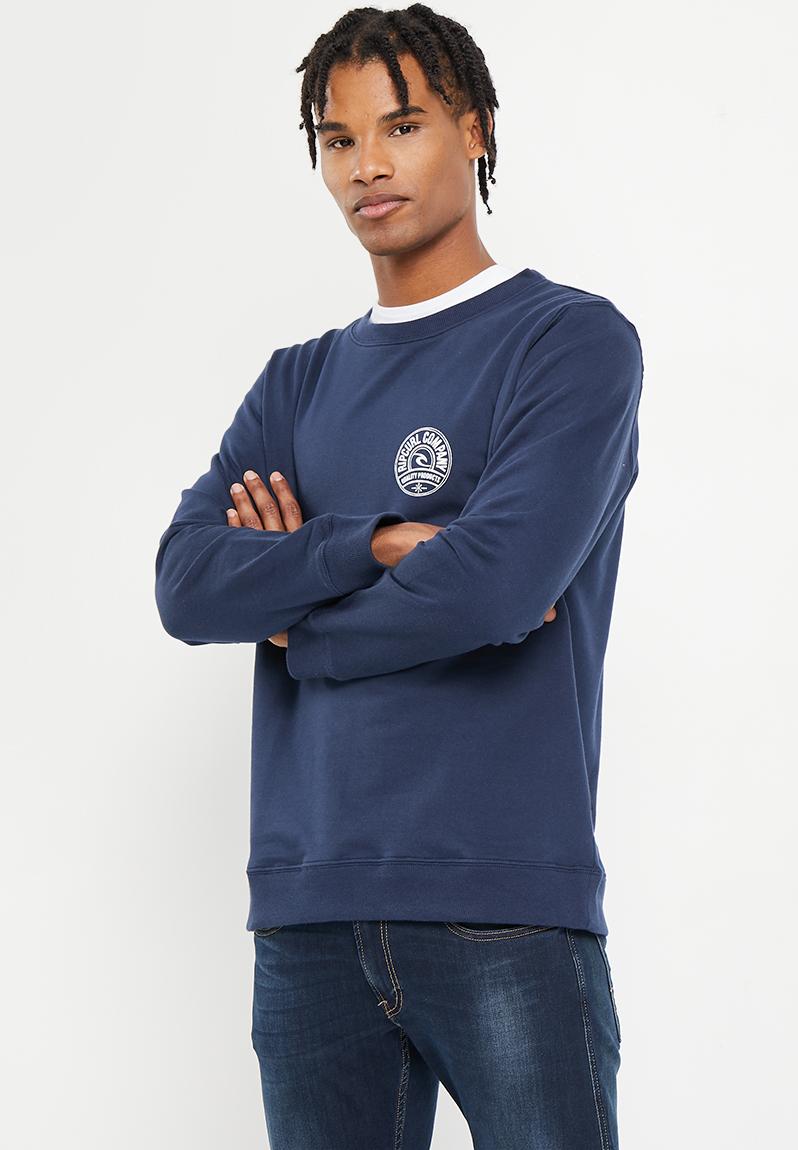 Wetsuit icon long sleeve tee - navy Rip Curl T-Shirts & Vests ...