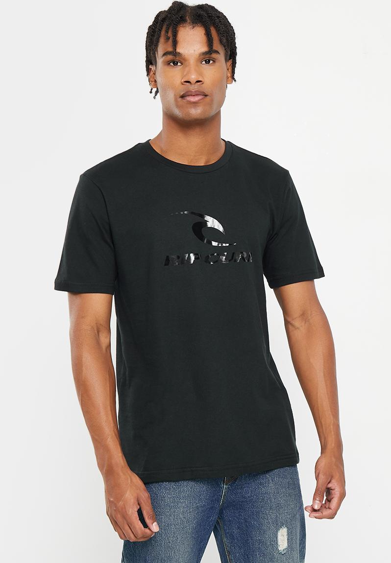 Icon wax tee - black Rip Curl T-Shirts & Vests | Superbalist.com