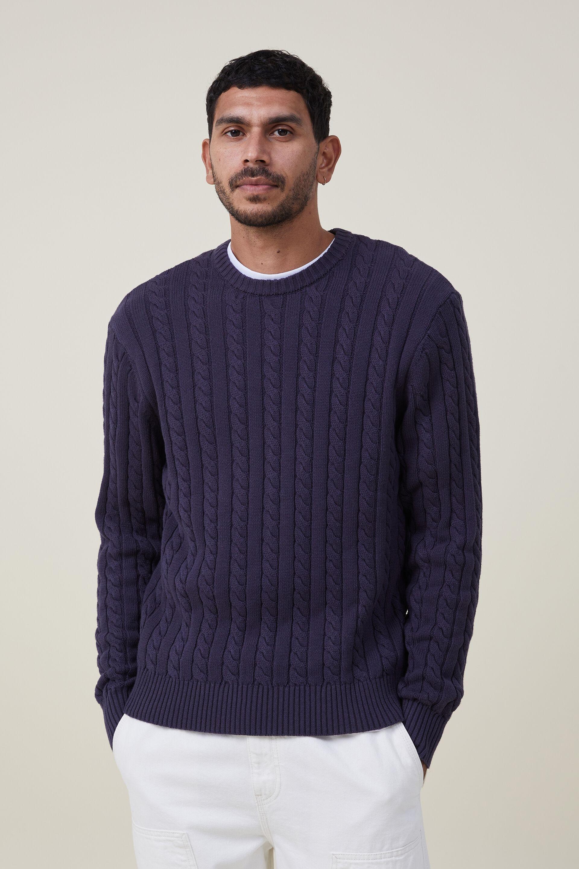 Cable knit - faded navy Cotton On Knitwear | Superbalist.com