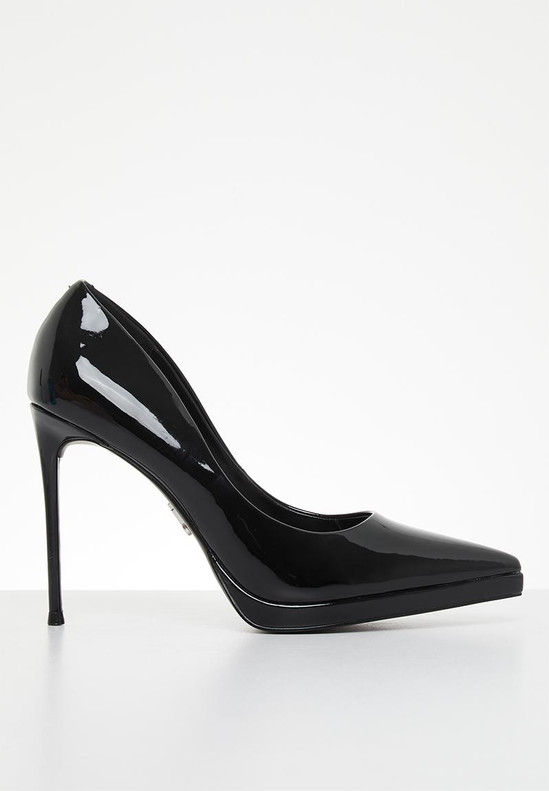 Klassy Court Heel Black Leat Steve Madden Heels Superbalist Com