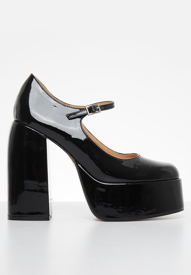Antia platform heel - black Footwork Heels | Superbalist.com