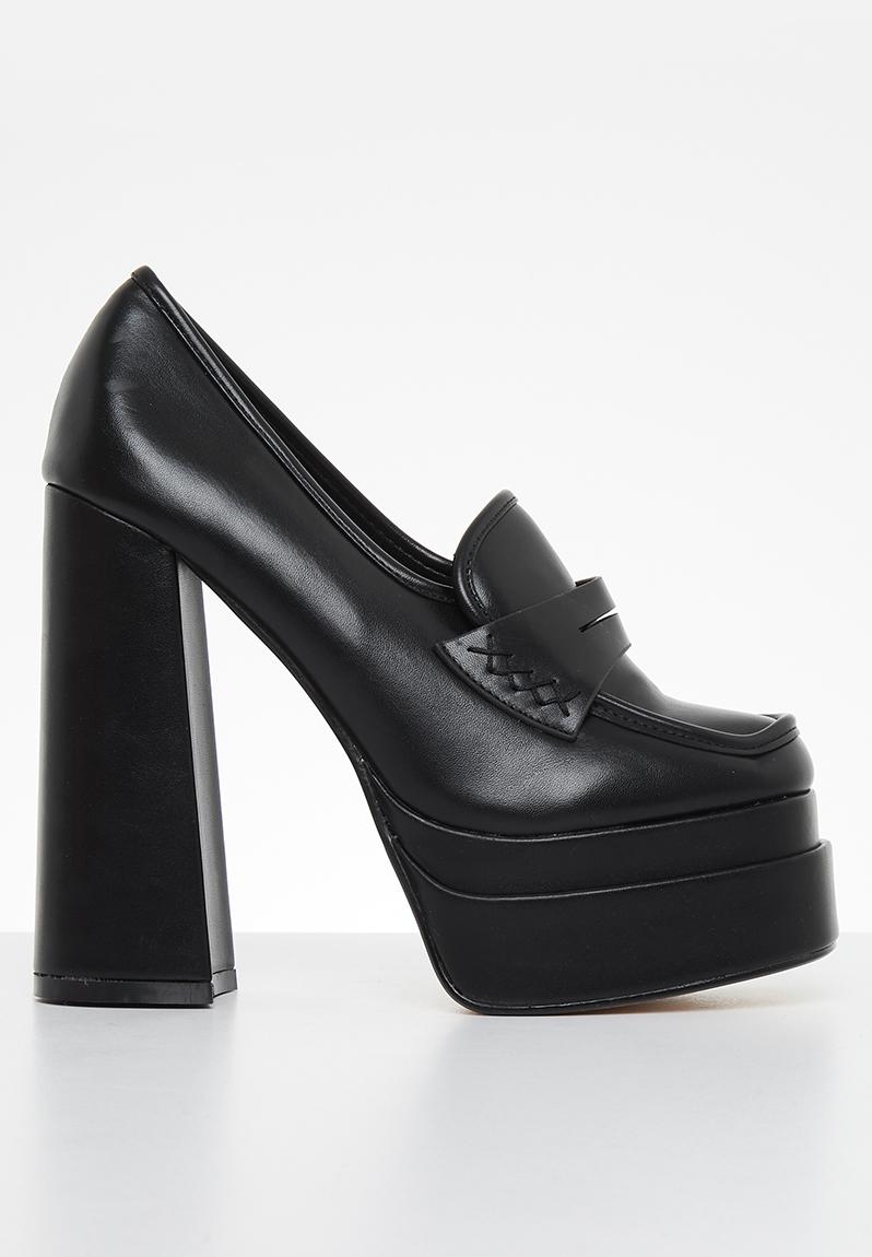 Brenta platform heel - black Footwork Heels | Superbalist.com