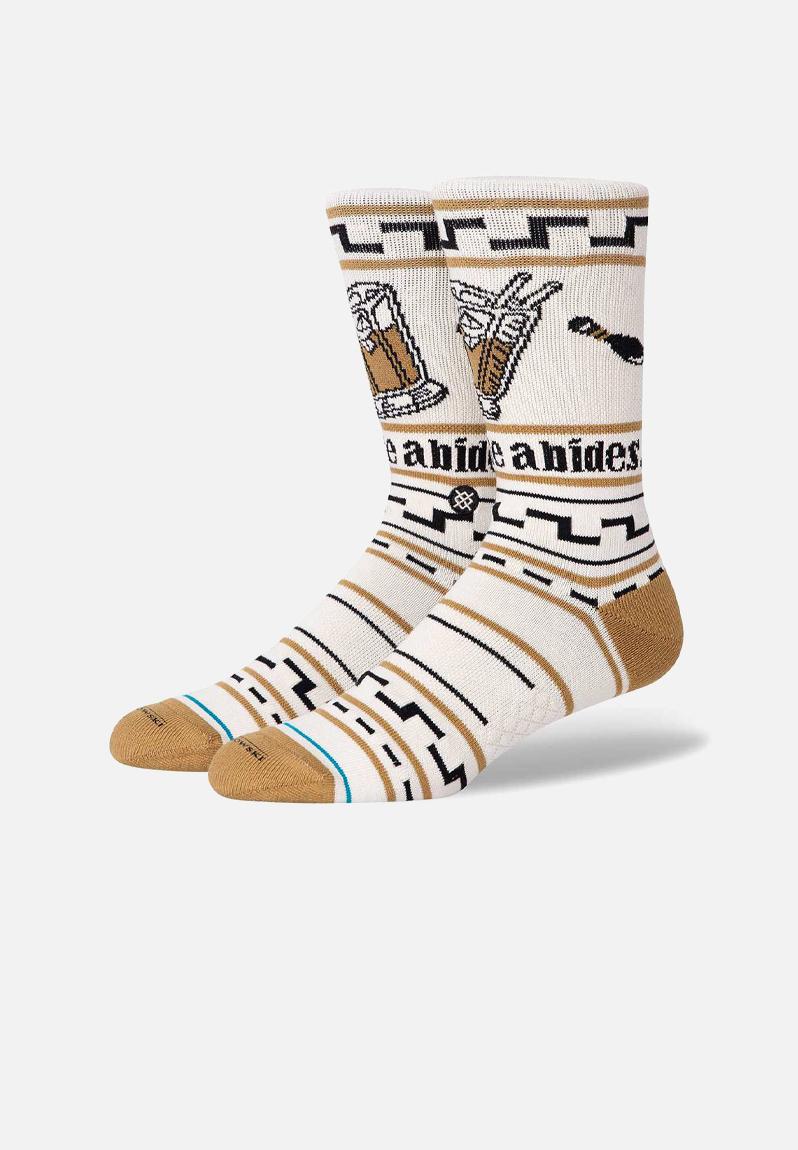 Stance The Dude Calzini Fashion – 1 Paio, Altezza 18cm, Cuscino Medio, Tema Film, Cuciture Lisce, Lavabili A 40°C