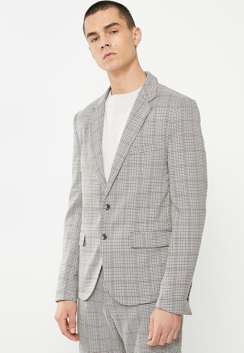 Owen check blazer - pebble Jonathan D Jackets & Blazers | Superbalist.com