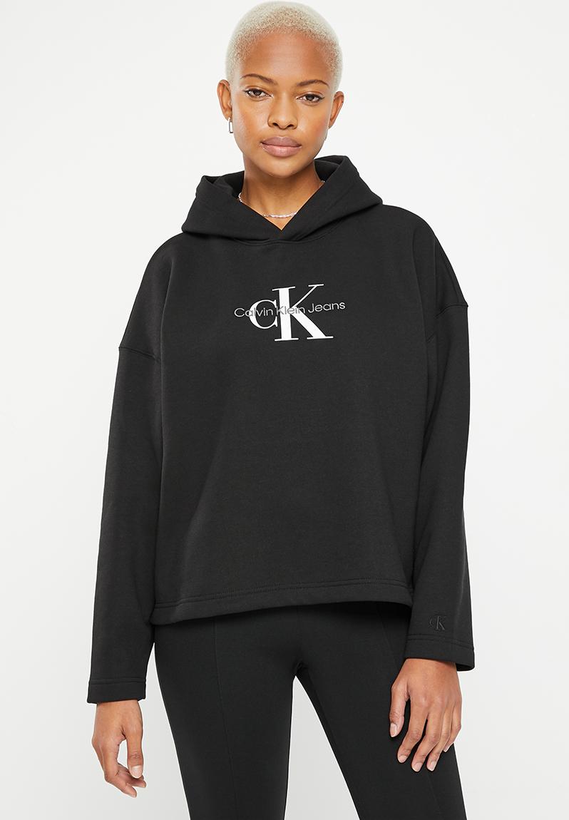 Archival monologo hoodie - ck black1 CALVIN KLEIN Hoodies & Sweats ...