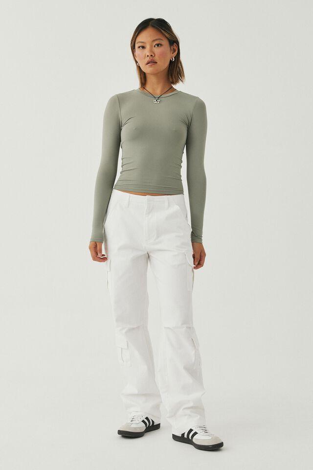 Gigi Hot Pant Bottom - White