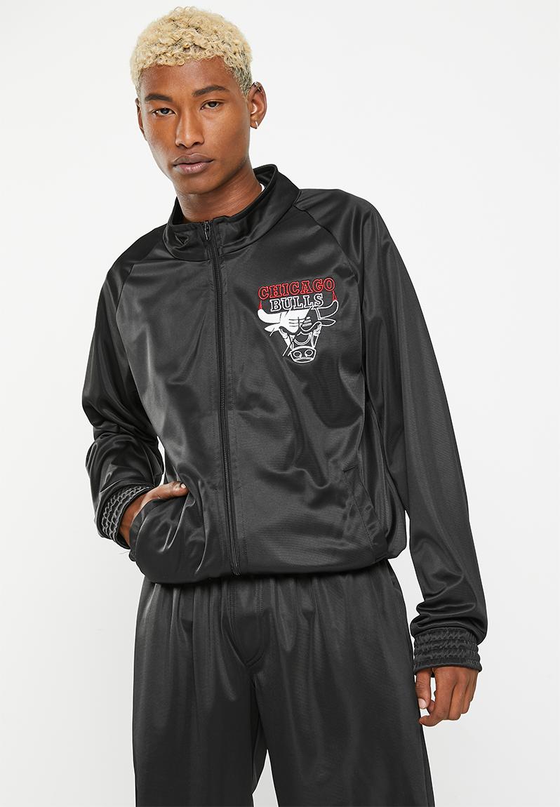 Chicago bulls courtside track top - black NBA Hoodies, Sweats & Jackets ...