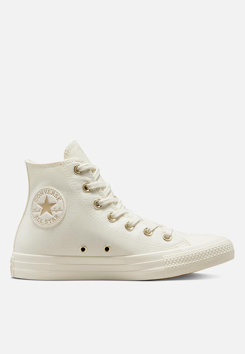 Chuck taylor all star hi - egret/egret/light gold - festival- daisy ...