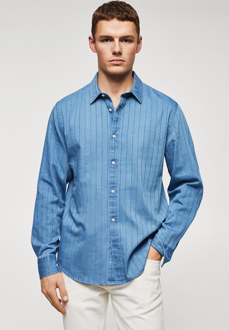 Shirt taray - blue1 MANGO Shirts | Superbalist.com