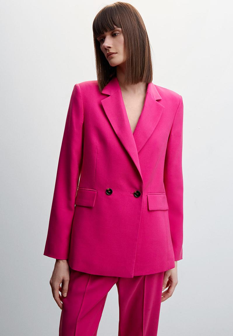 Blazer tempo - bright pink MANGO Jackets | Superbalist.com