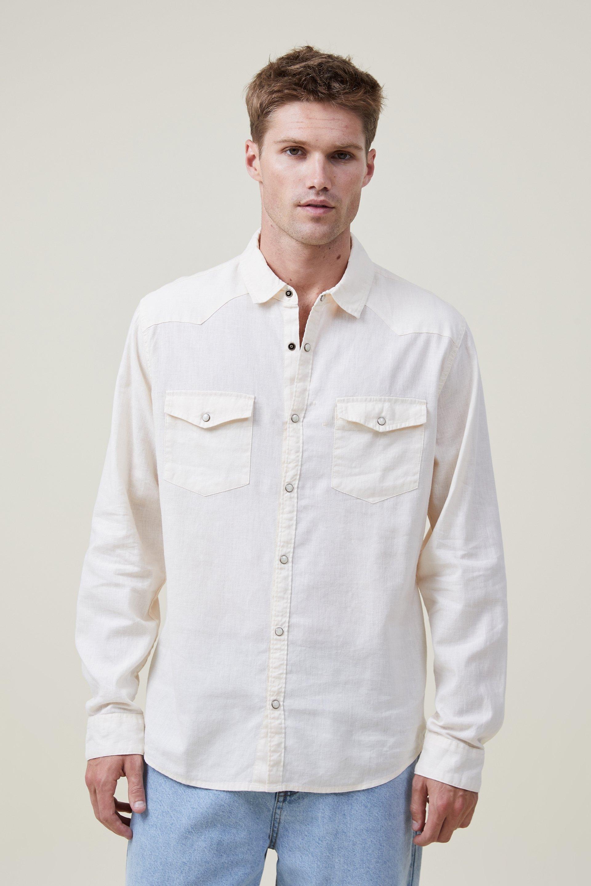 Dallas long sleeve shirt - vanilla Cotton On Shirts | Superbalist.com