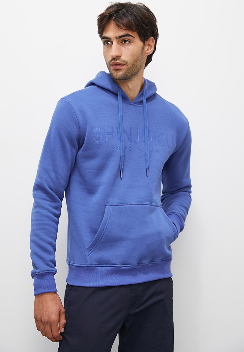 Fashion printed pullover hoodie - cobalt Superbalist Hoodies & Sweats ...