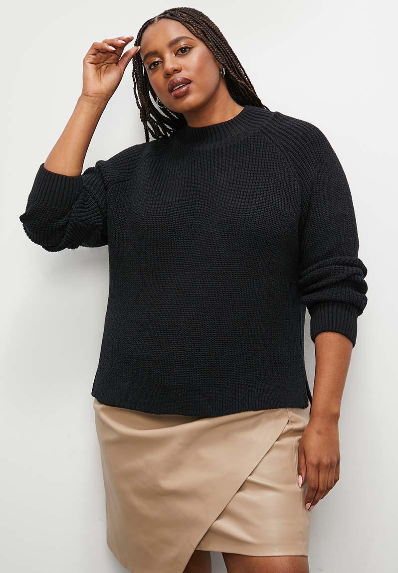 Fabulous 2 4 O Neck Pullover Black Stripes W Birc main image 0