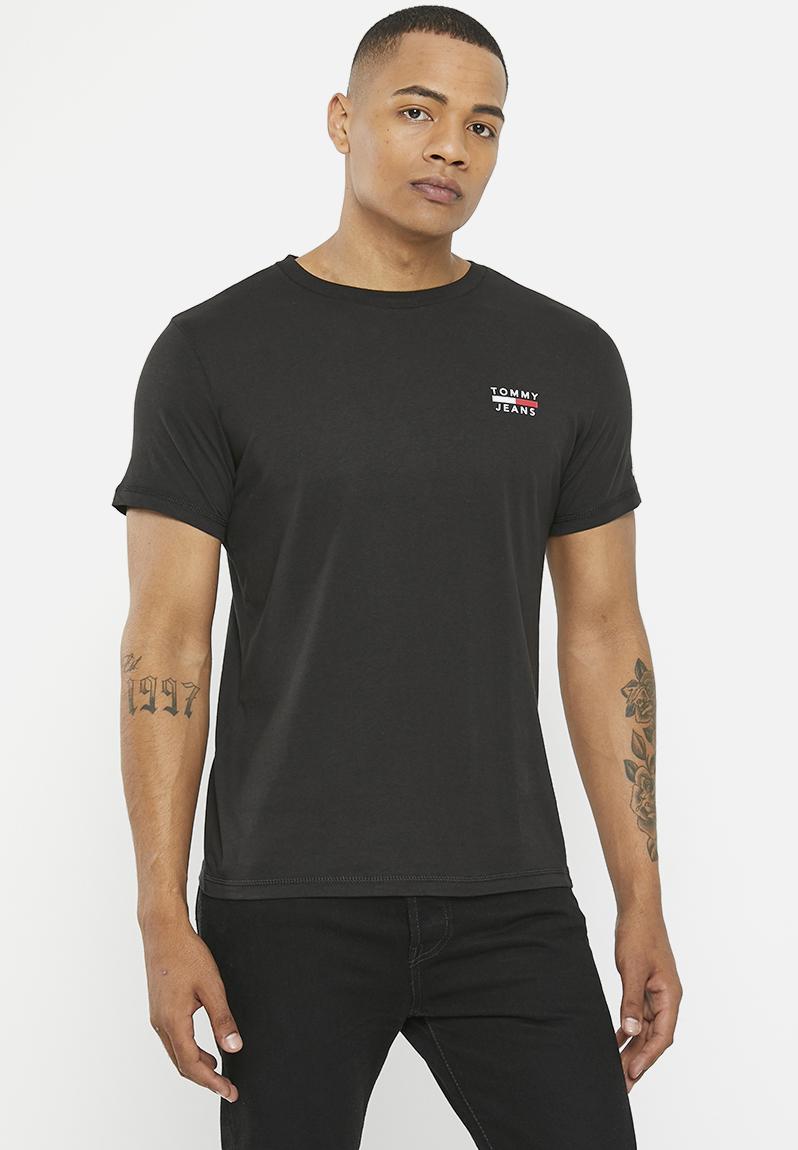 Tjm chest logo tee - black1 Tommy Hilfiger T-Shirts & Vests ...