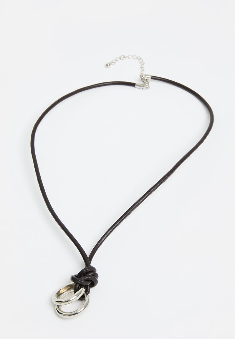 Ryan rope necklace - black Superbalist Men's Accessories | Superbalist.com