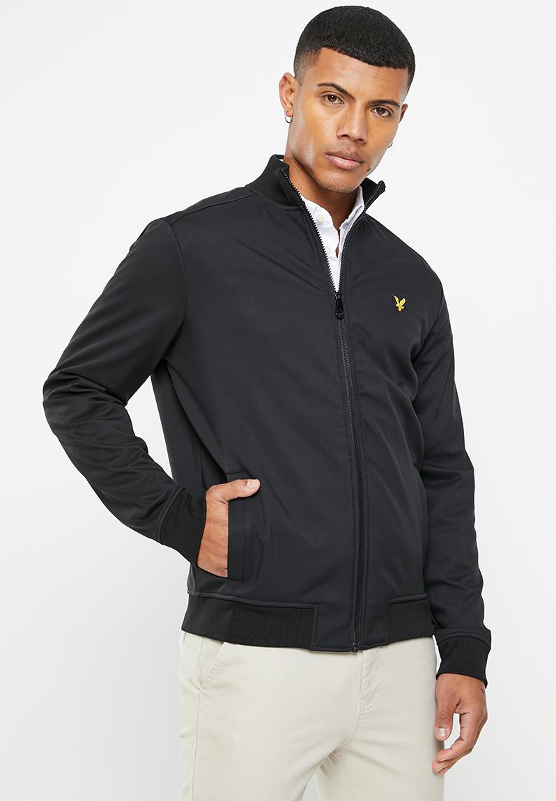 Softshell funnel neck - jet black Lyle & Scott Hoodies & Sweats ...