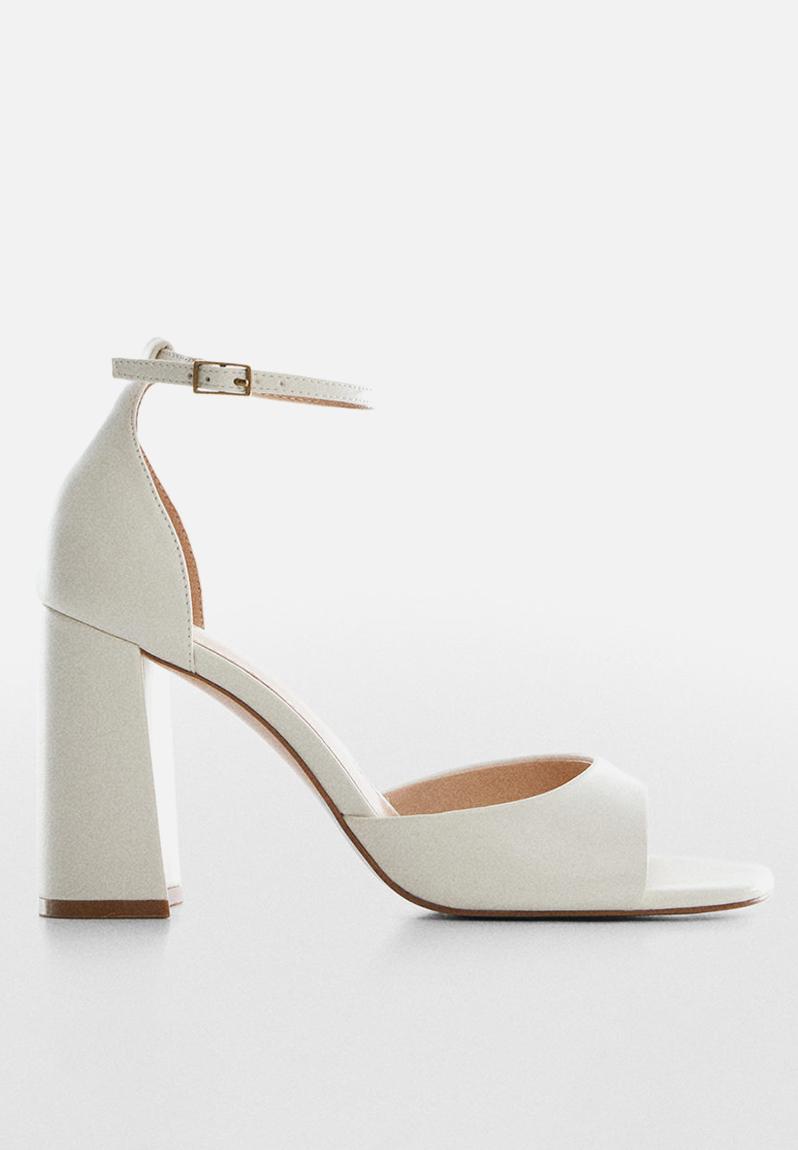 Sun1 barely there block heel - ecru MANGO Heels | Superbalist.com