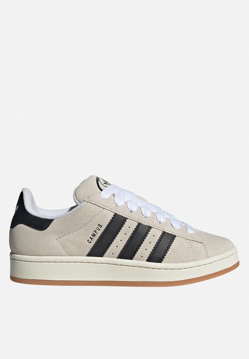 Campus 00s w - gy0042 - crystal white/core black/off white adidas ...