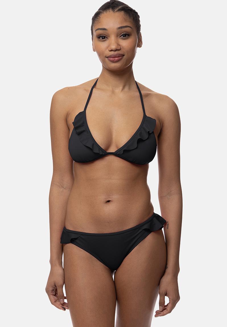 Naia Brief Bikini Top Black Dorina Bikinis 