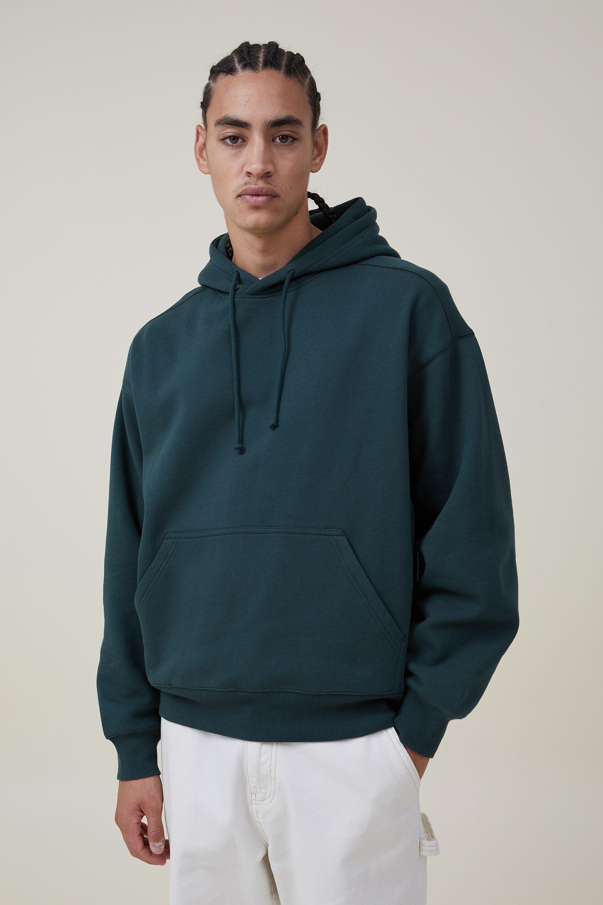 Essential fleece pullover - Pine needle green Cotton On Hoodies ...