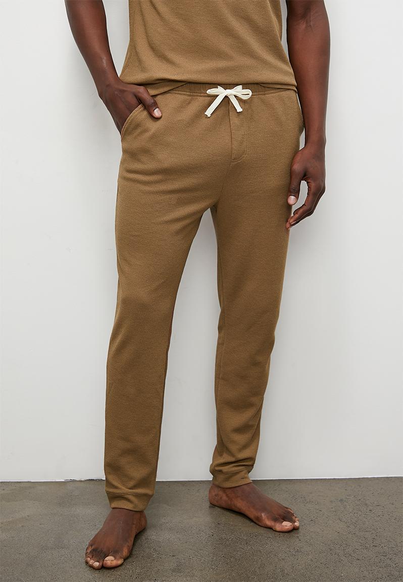 Cream Waffle Knit Pant main image 1