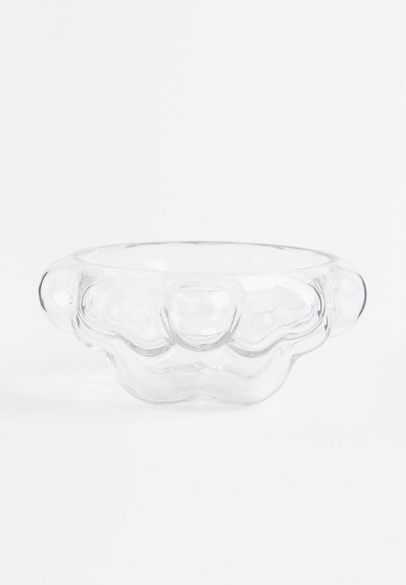 Decorative glass bowl - clear glass - 1120053001 H&M Decor Accessories ...