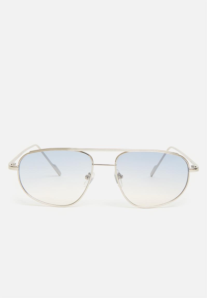 Callie aviator sunglasses - silver/blue Superbalist Eyewear ...