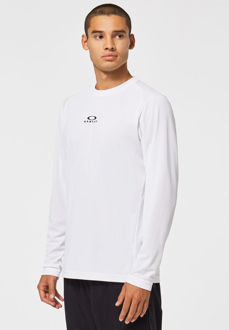 Foundational training long sleeve tee - white