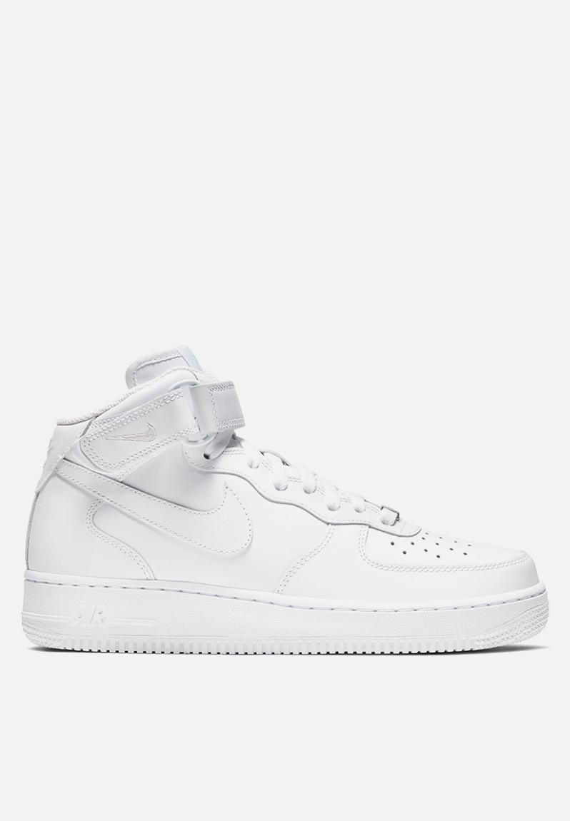 Nike air force 1 '07 mid - dd9625-100 - white/white-white Nike Sneakers ...