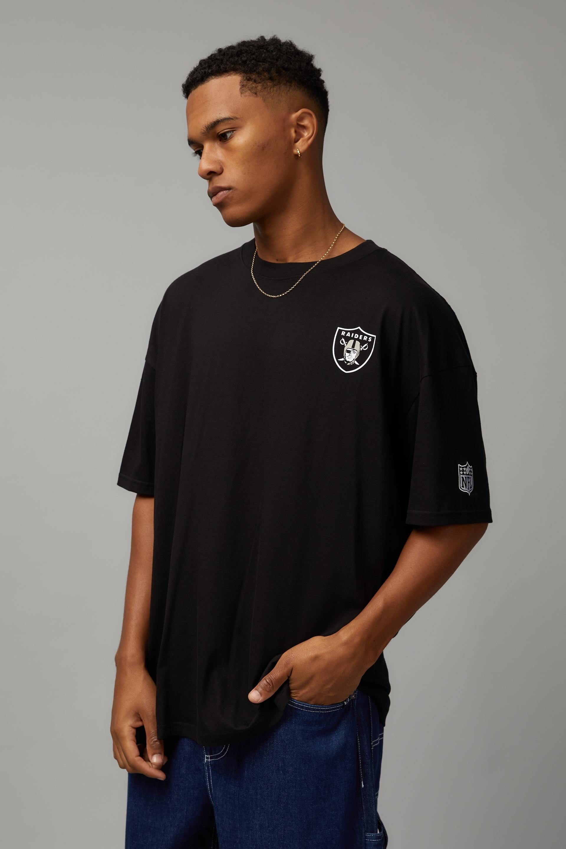 Oversized NFL T-shirt - lcn nfl black/raiders gothic Factorie T-Shirts ...