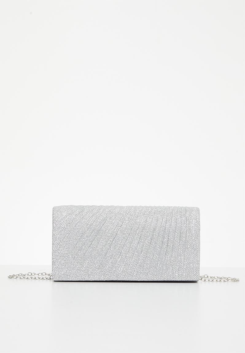 Giselle clutch bag - silver MILLA Bags & Purses | Superbalist.com