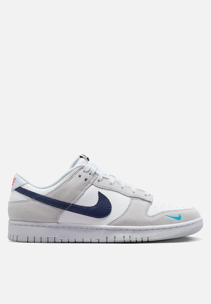 Nike dunk low - football grey / midnight navy-white Nike Sneakers ...