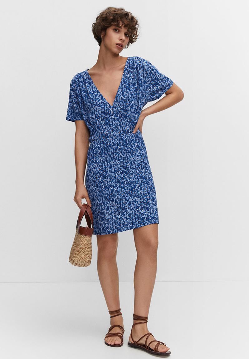 Dress marita - mid blue MANGO Casual | Superbalist.com