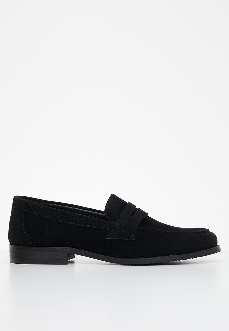 Crouch suede slip on - black suede PC Formal Shoes | Superbalist.com