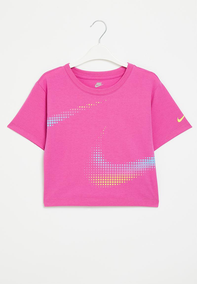 Nkg double dot swoosh tee - active fuchsia Nike Tops | Superbalist.com