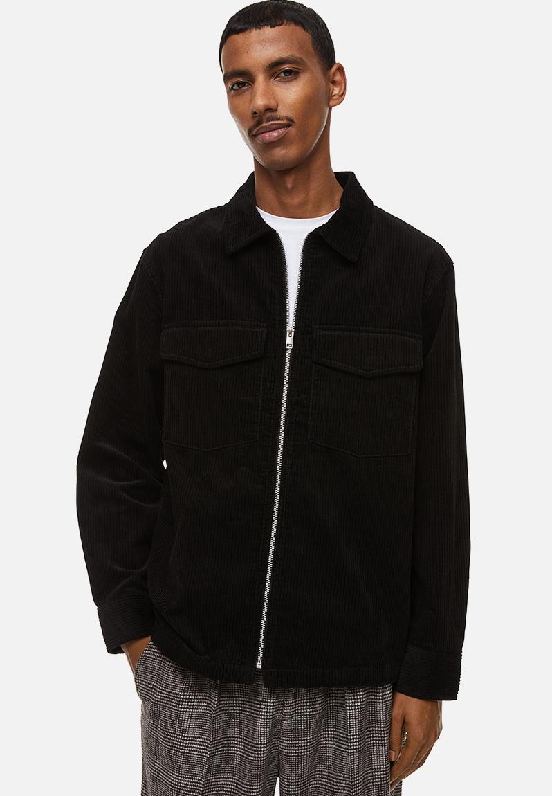 Corduroy overshirt - black H&M Shirts | Superbalist.com