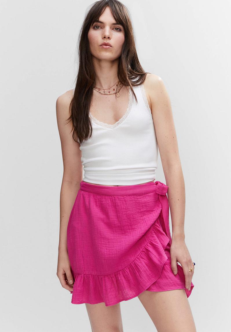 Skirt bambu - bright pink MANGO Skirts | Superbalist.com