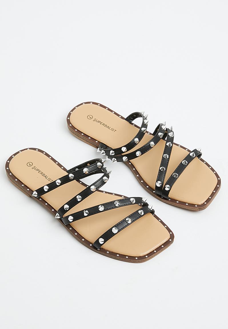 Bria studded sandal - black Superbalist Sandals & Flip Flops ...