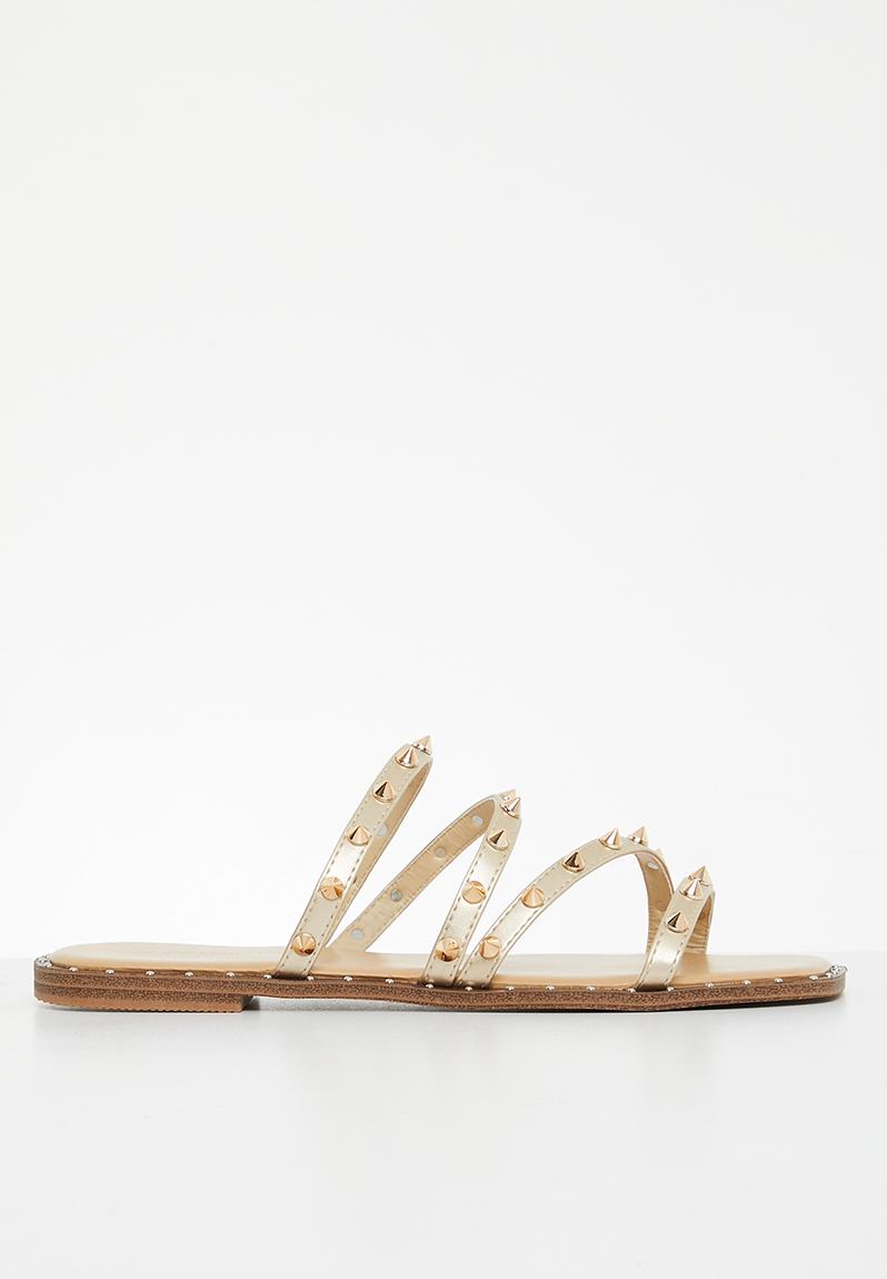 Bria studded sandal - gold Superbalist Sandals & Flip Flops ...