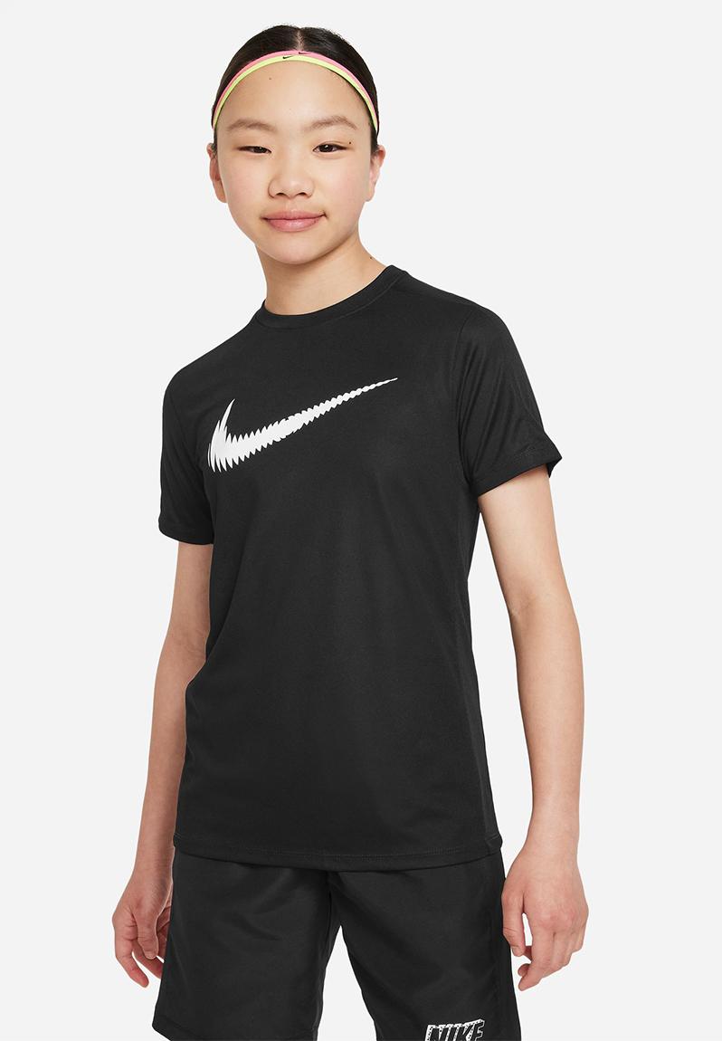 K nk df trphy23 short sleeve top gx - black/white Nike Tops ...