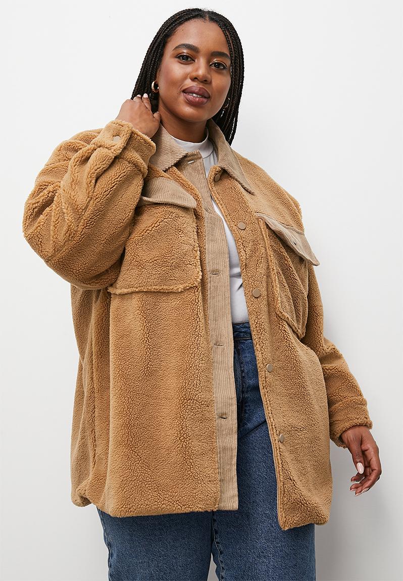 Teddy overshirt - tan Superbalist Jackets & Coats | Superbalist.com