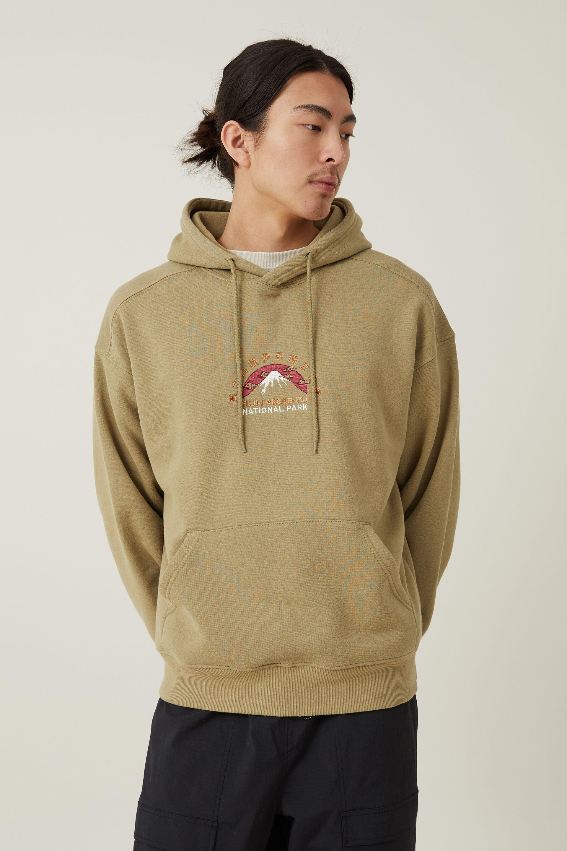 Oversized graphic hoodie - blair green/fuji park Cotton On Hoodies ...