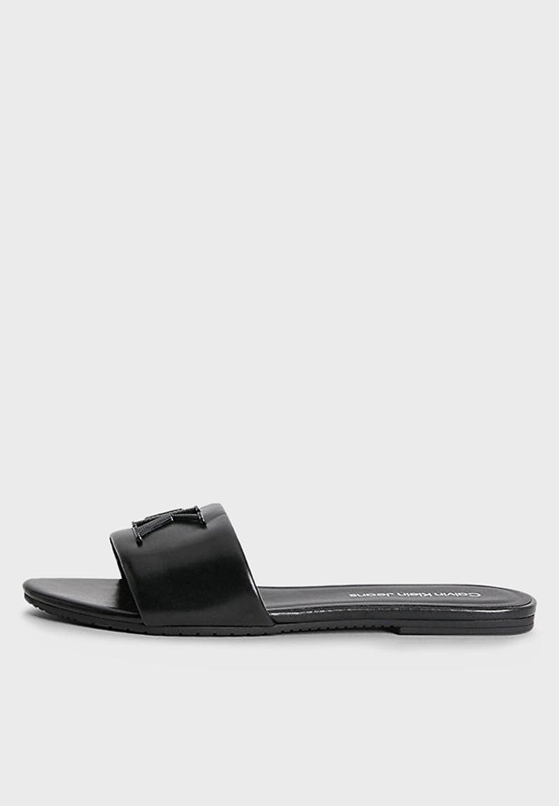 Flat sandal slide hw - black CALVIN KLEIN Sandals & Flip Flops ...