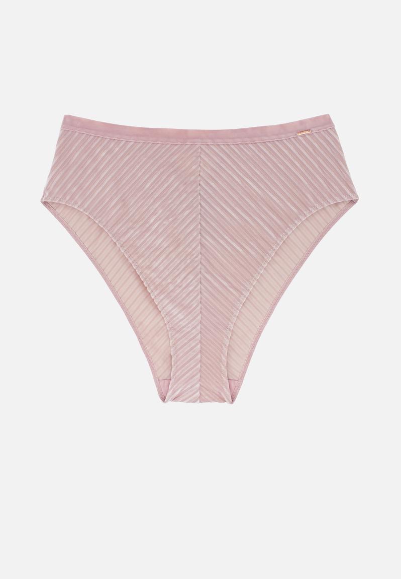 Plus Walk on by high leg brazilian - pink RAYE Panties | Superbalist.com