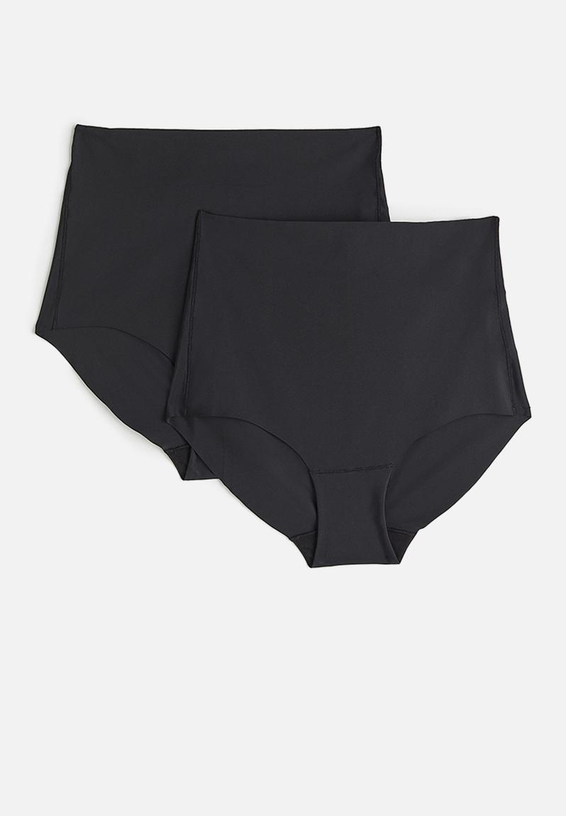 2-pack invisible light shaping briefs - black - 0307239005
