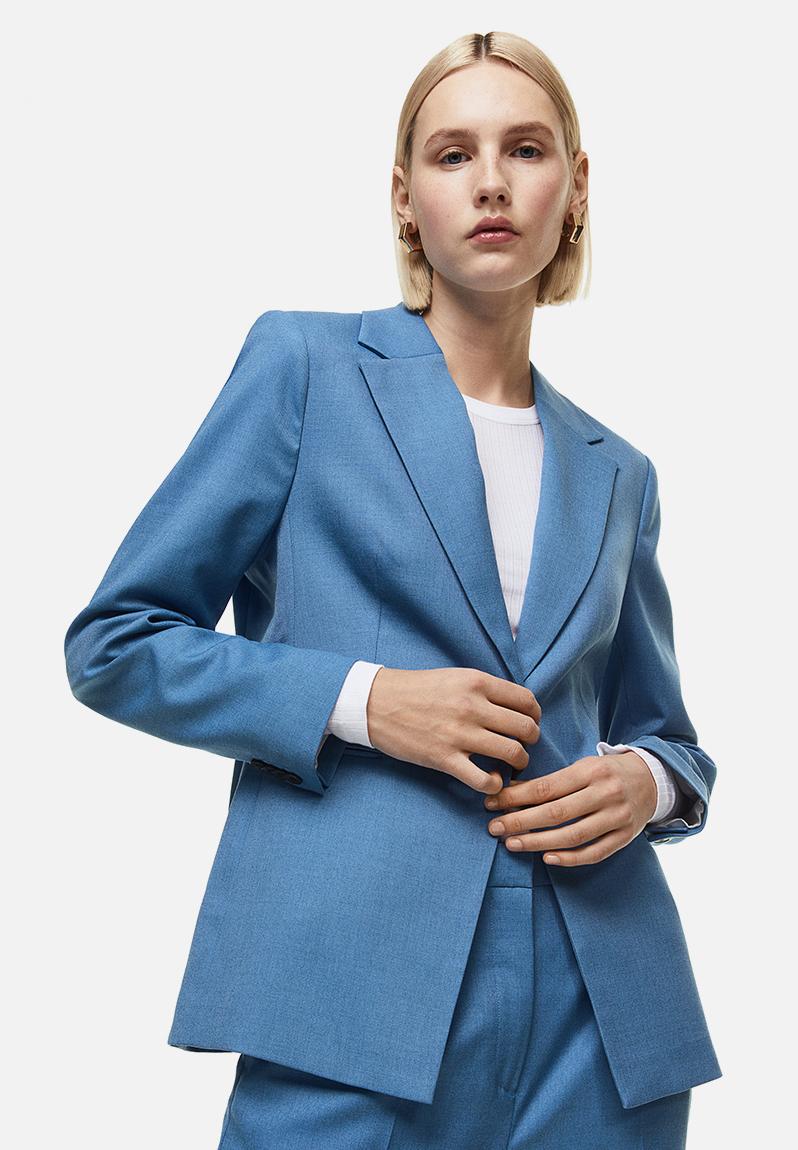 Single-breasted blazer - blue H&M Jackets | Superbalist.com