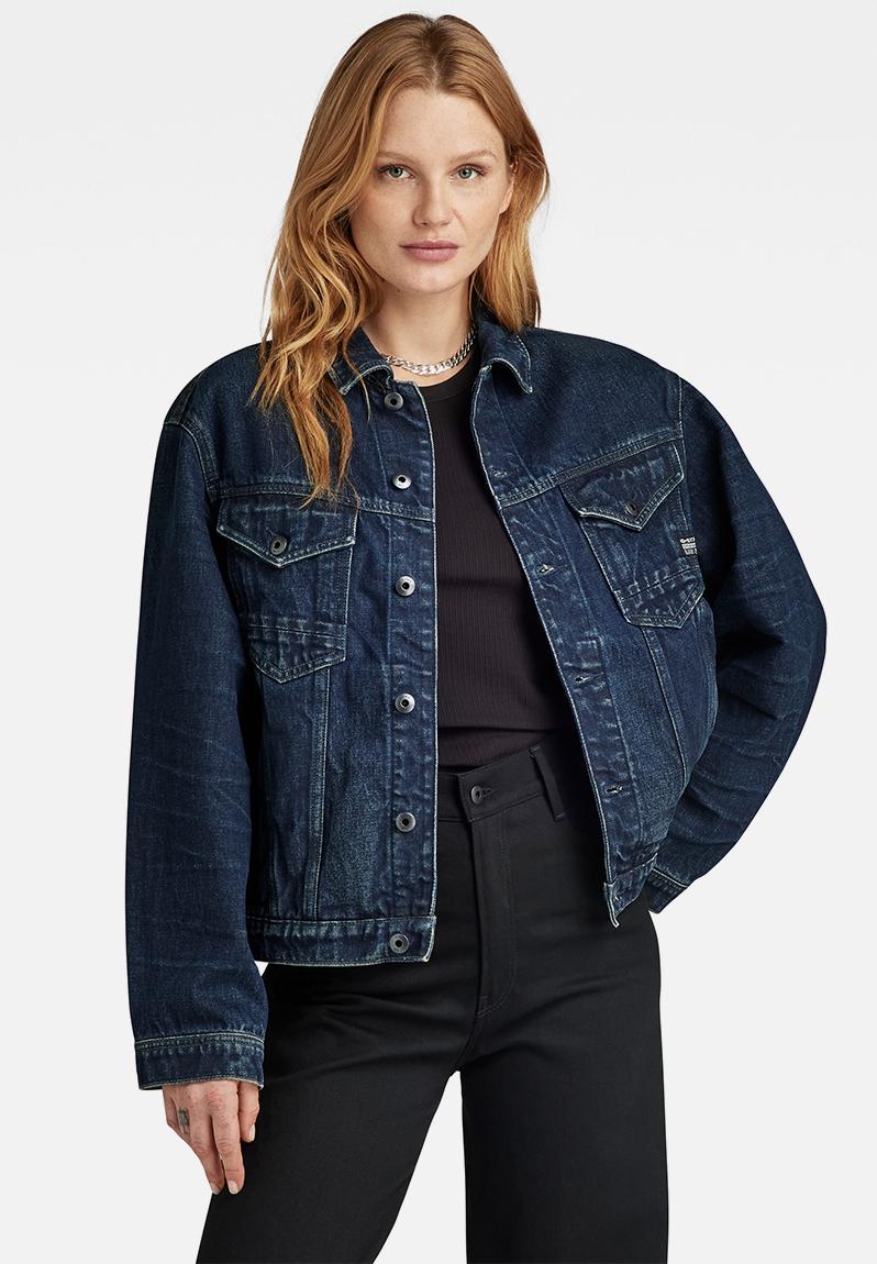 Oversized jacket women - worn in kingfisher G-Star RAW Jackets ...