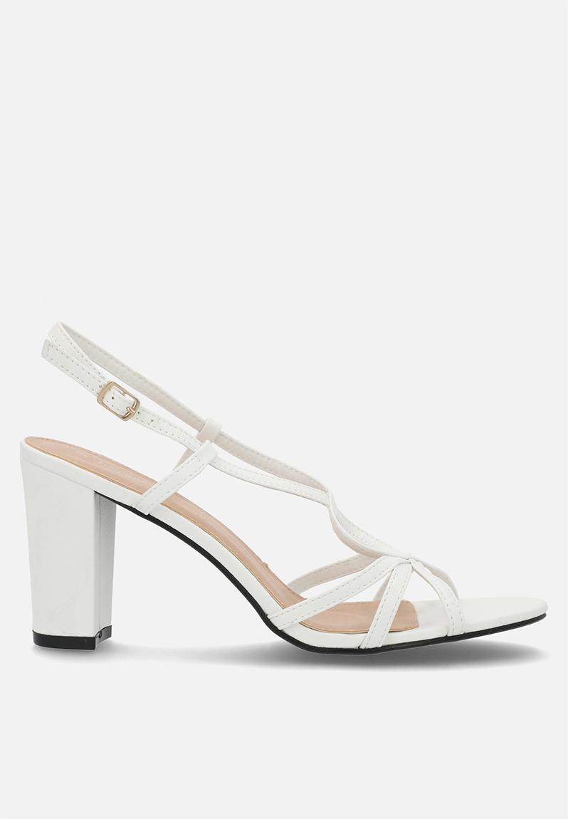 Nina block heel - white Superbalist Heels | Superbalist.com