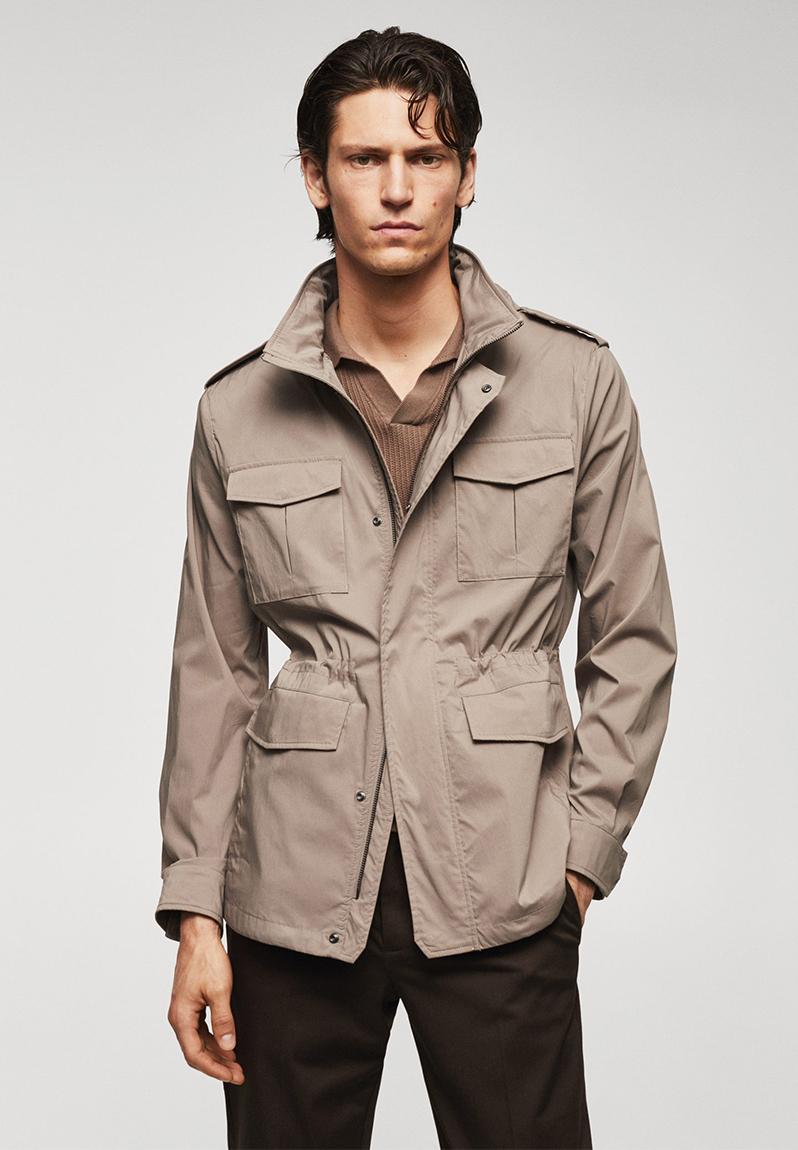 Jacket gaza - light pastel brown MANGO Jackets | Superbalist.com