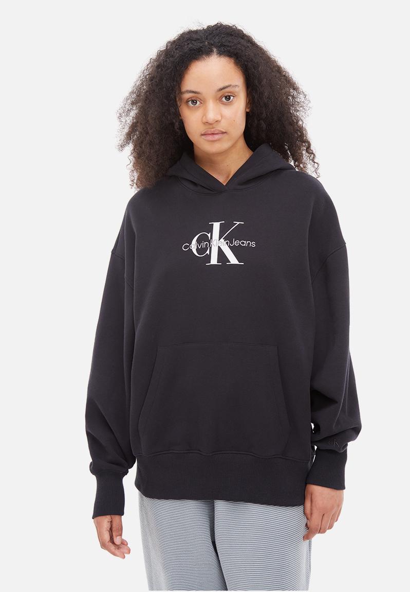 Archival monologo hoodie - ck black2 CALVIN KLEIN Hoodies & Sweats ...